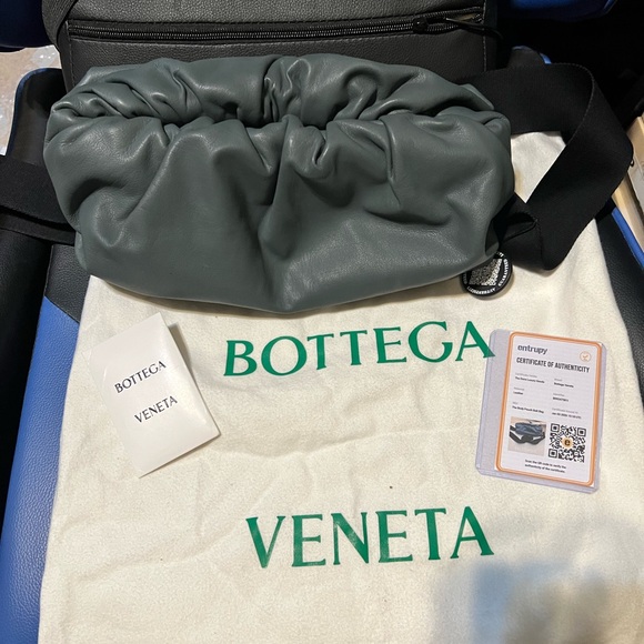 Bottega Veneta Other - Bottega Veneta Slate Grey Puffy Belt Bag